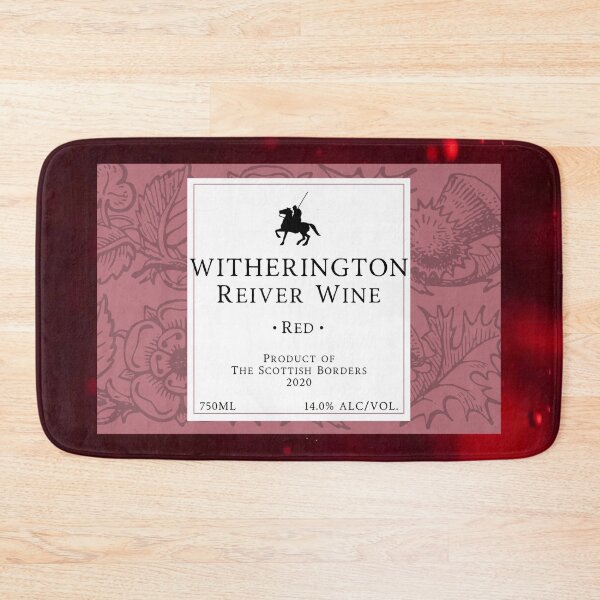 Item preview, WITHERINGTON Red Wine Label | Border Reivers designed and sold by yourscotborders.