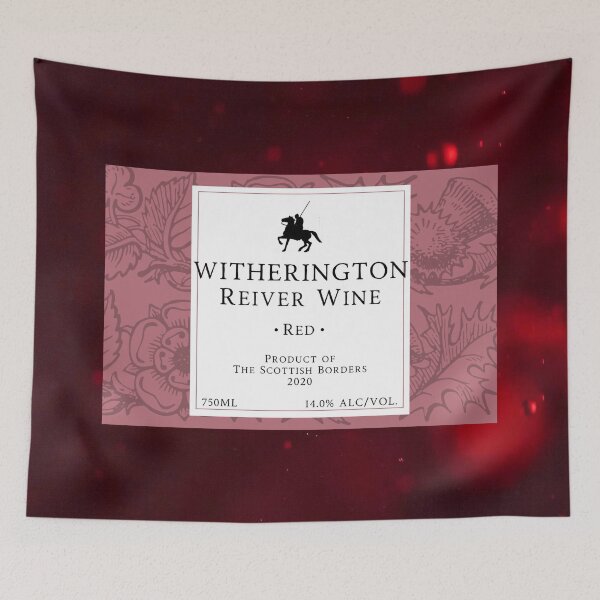 Artikelvorschau, WITHERINGTON Red Wine Label | Border Reivers entworfen und verkauft von yourscotborders.