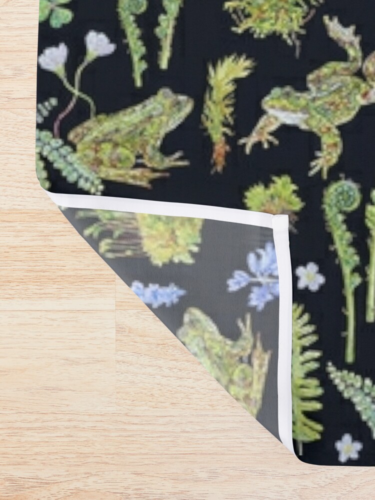 Discover Frolicking Frogs and Ferns | Shower Curtain