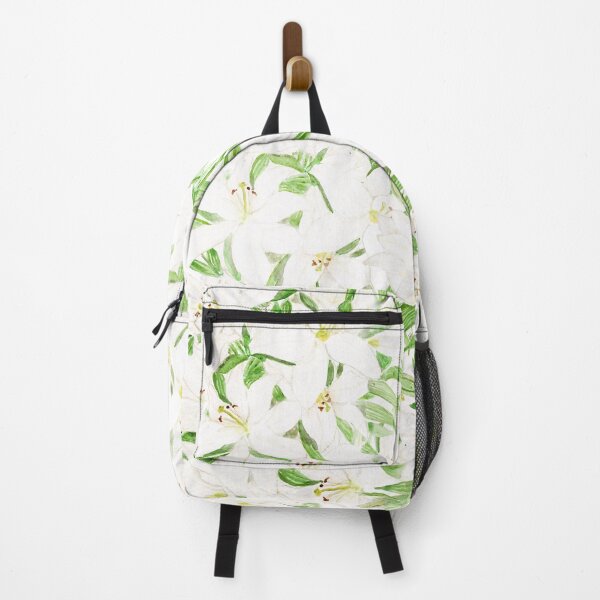 Item preview, hand painted white lily pattern  designed and sold by ColorandColor.