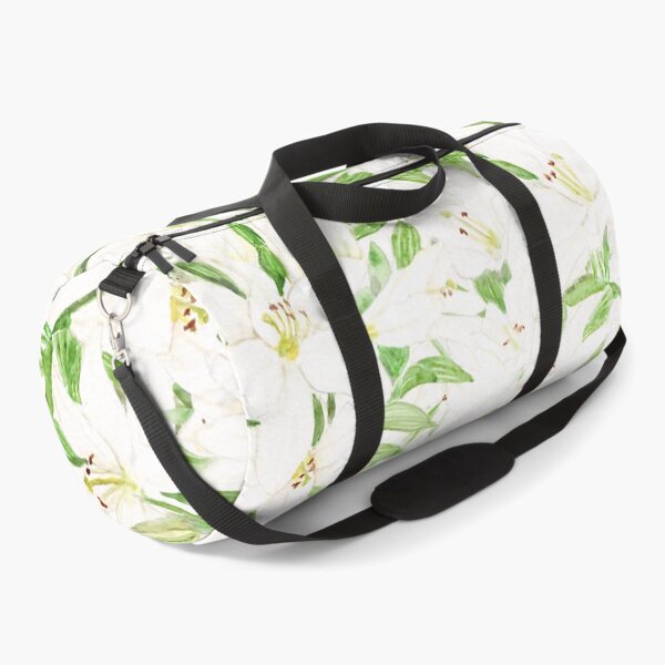 Item preview, hand painted white lily pattern  designed and sold by ColorandColor.