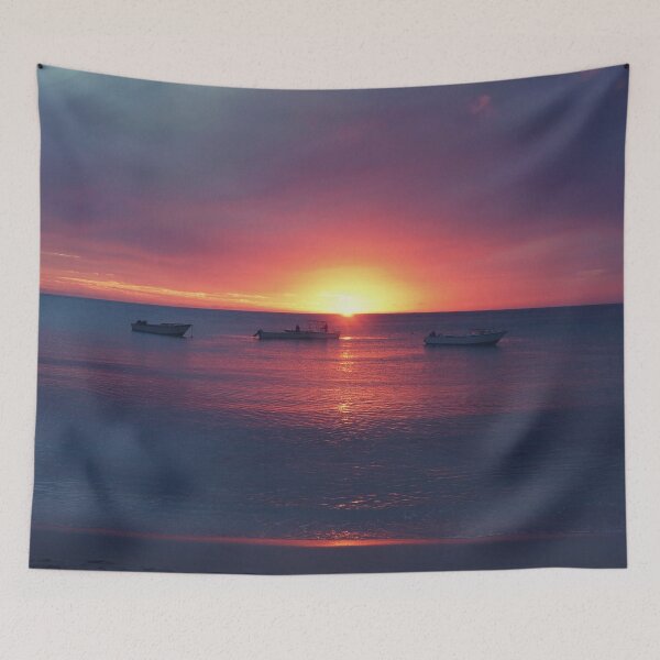 Item preview, Beach Sunset in Fiji designed and sold by sunnybandana.