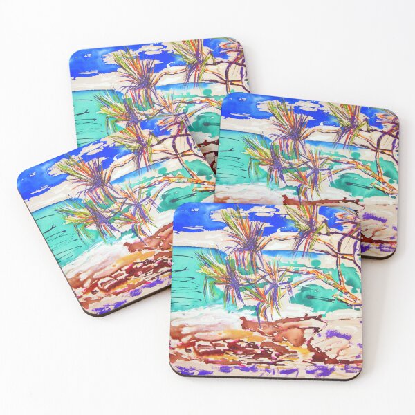 Item preview, Stradbroke Island  Pandanas in Ink/acrylic designed and sold by gillsart.