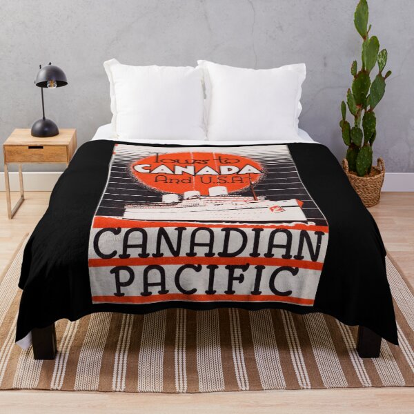 Item preview, Tours to Canada retro poster designed and sold by CorasPosters.