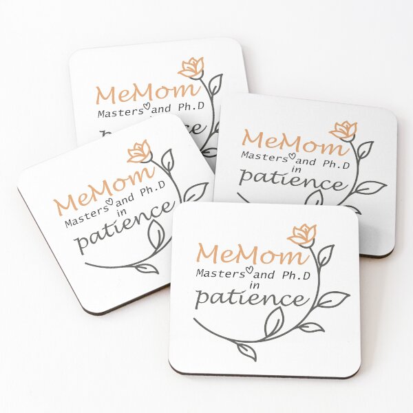 Item preview, MeMom masters and PHD in patience T-shirt Funny Cute Mothers Day Gift Mom Shirts Mom Life Shirt Shirts for Moms Cool Mom Shirts designed and sold by MADILIFSD.