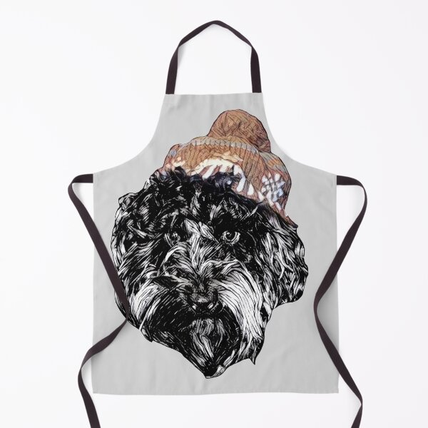 Item preview, Cockapoo in a Winter Hat (Grey) designed and sold by LearsInteriors.