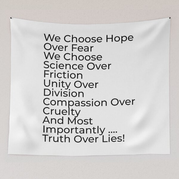 Item preview, Unity Over Division Truth over Lies Quote  designed and sold by ChaseCoClothing.