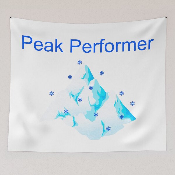 Item preview, Mountain and snow Peak Performer  designed and sold by Artstastic.