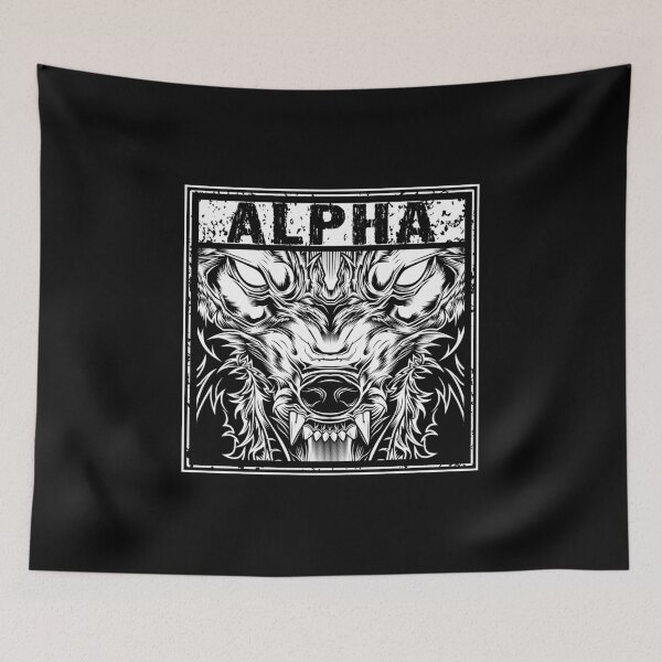 Item preview, Alpha Wolf Dominant Wildlife Howling Men designed and sold by h44k0n.
