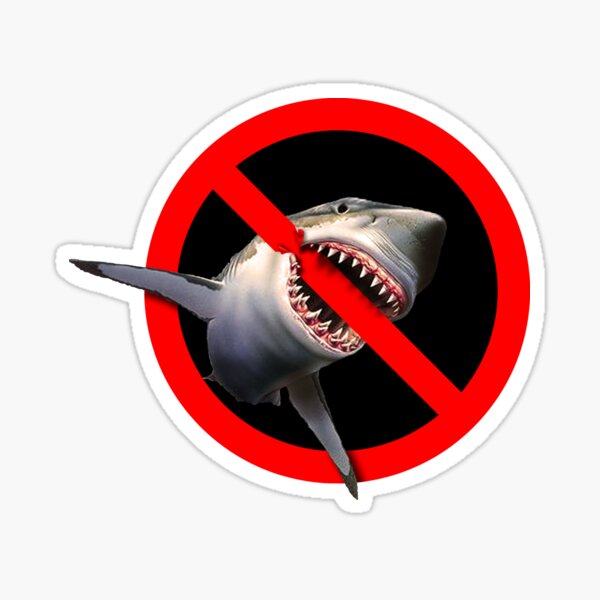 Shark Bite - Freedom from saying NO Sticker