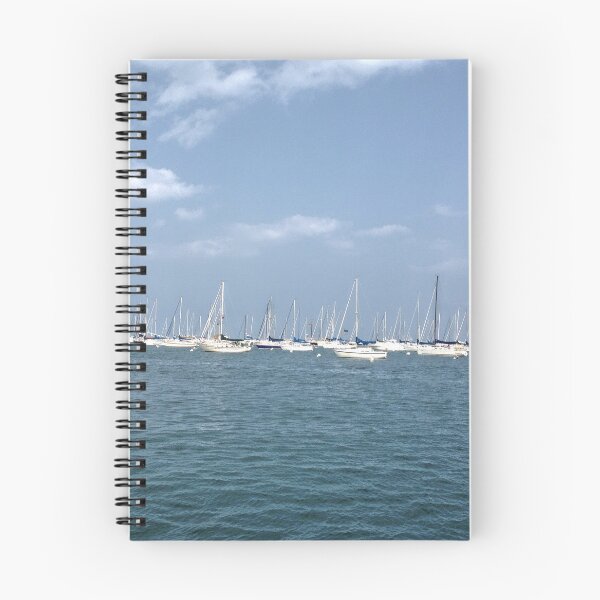 Item preview, Sailboats on the lake designed and sold by vintageknew.