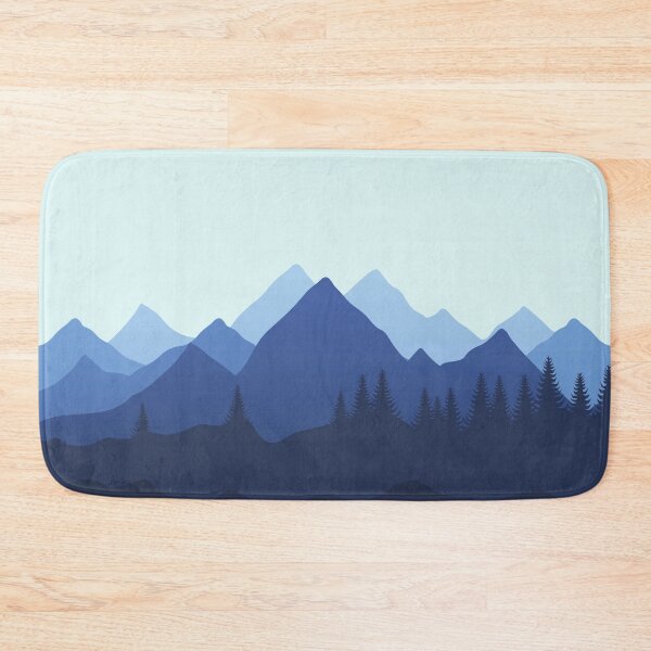 Item preview, Blue Mountains Silhoutte designed and sold by MonsaviFashion.