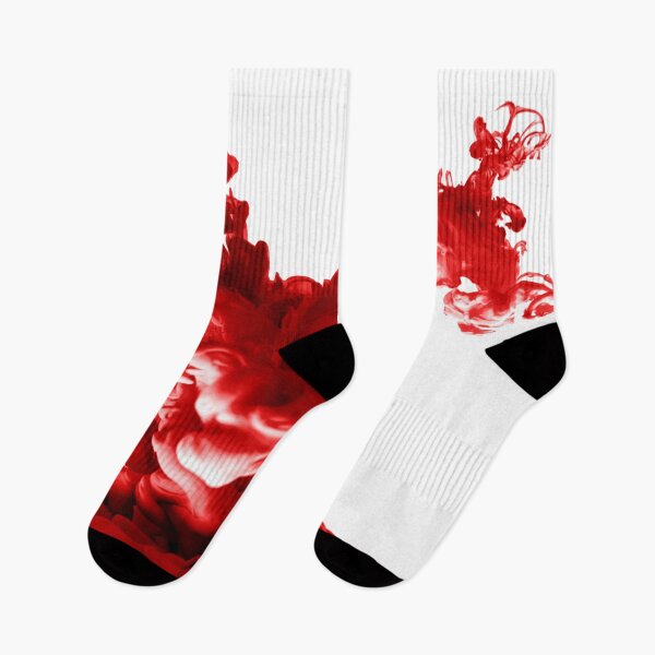 Item preview, ink in water red abstract background smoke isolated	 designed and sold by MarketVisionAV.
