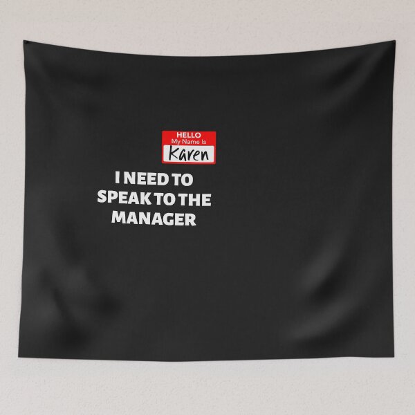 Item preview, Karen Halloween Costume  Speak To The Manager Saying Funny T-Shirt designed and sold by Jaimieshop.