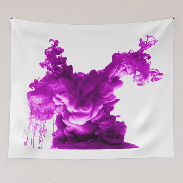 Item preview, ink in water pink abstract background smoke isolated	 designed and sold by MarketVisionAV.