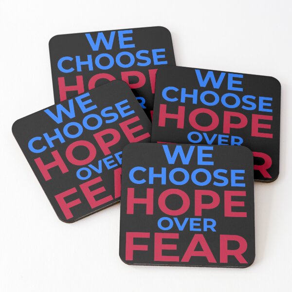 Item preview, We Choose Hope Over Fear Quote designed and sold by ChaseCoClothing.