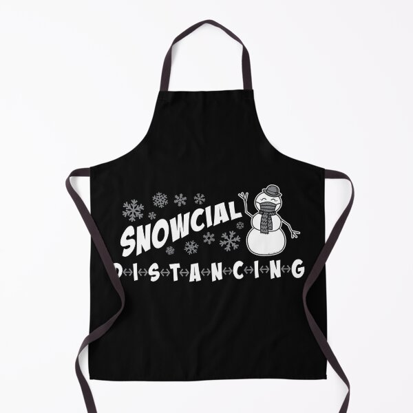 Item preview, Snowcial Distancing Funny Christmas Thanksgiving 2020 Vintage Funky Retro designed and sold by JinxWhaleDesign.