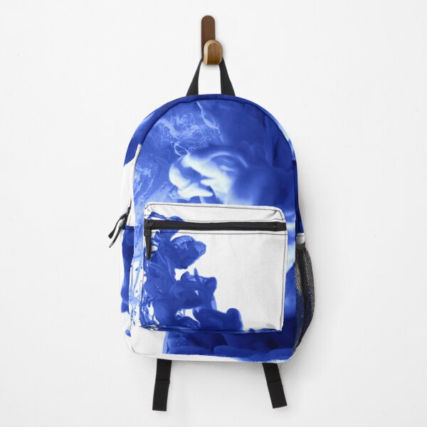 Item preview, ink in water blue abstract background smoke isolated	 designed and sold by MarketVisionAV.
