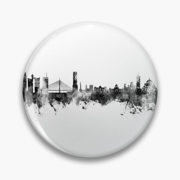 Item preview, Belgrade Serbia Skyline designed and sold by ArtPrints.