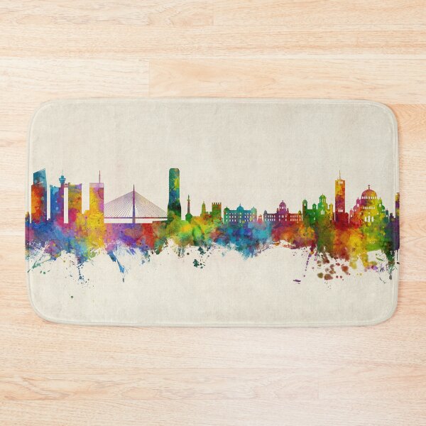 Item preview, Belgrade Serbia Skyline designed and sold by ArtPrints.