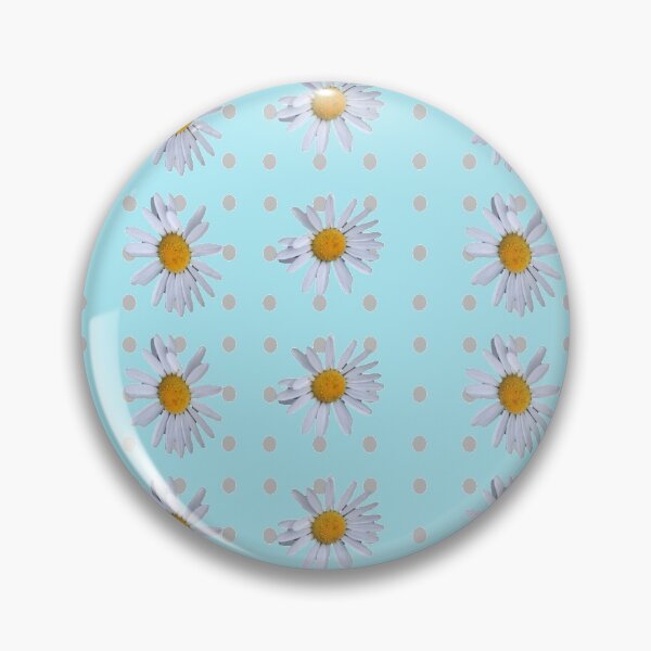 Item preview,  grey dot daisy transparent blue background designed and sold by miaterinka.