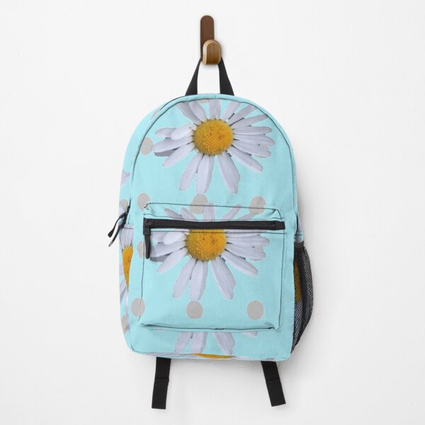 Item preview, grey dot daisy transparent blue background designed and sold by miaterinka.
