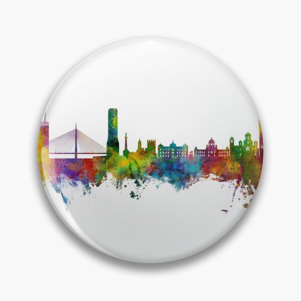 Item preview, Belgrade Serbia Skyline designed and sold by ArtPrints.