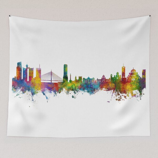 Item preview, Belgrade Serbia Skyline designed and sold by ArtPrints.