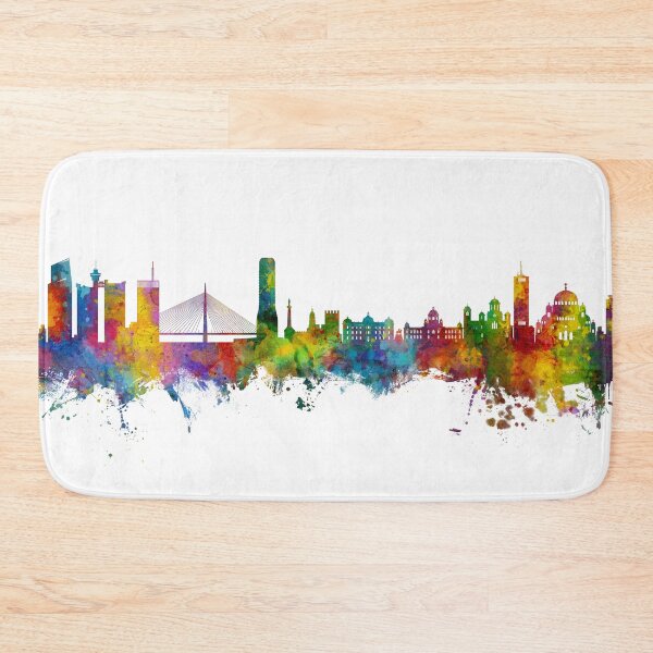 Item preview, Belgrade Serbia Skyline designed and sold by ArtPrints.