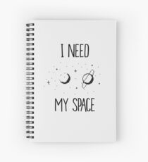 I Need My Space Pixel Case T-Shirt Diary Spiral Notebook