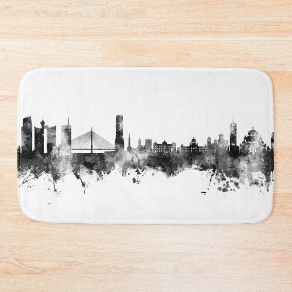 Item preview, Belgrade Serbia Skyline designed and sold by ArtPrints.