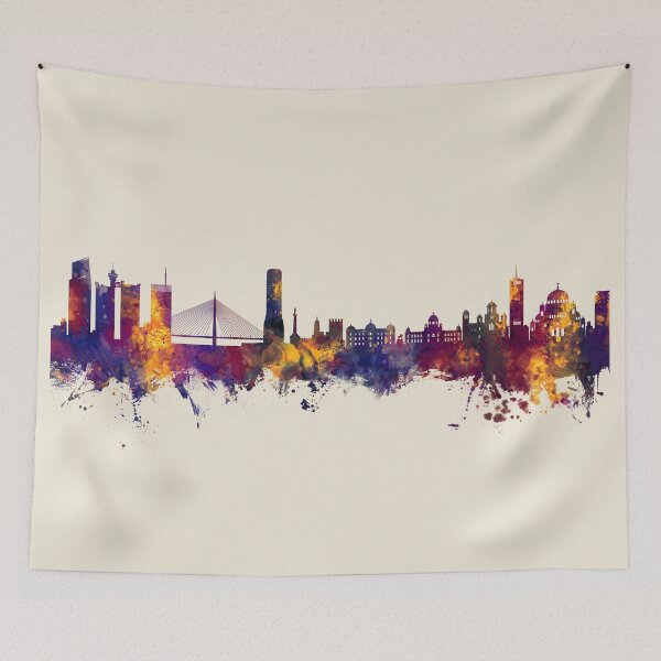 Item preview, Belgrade Serbia Skyline designed and sold by ArtPrints.
