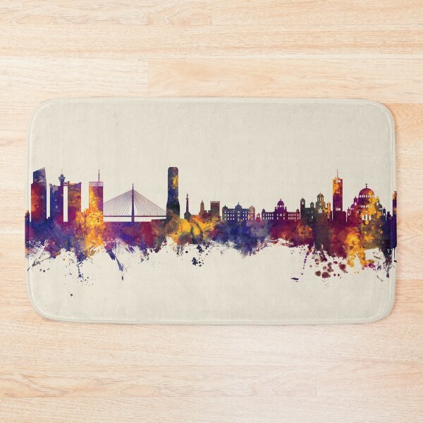 Item preview, Belgrade Serbia Skyline designed and sold by ArtPrints.