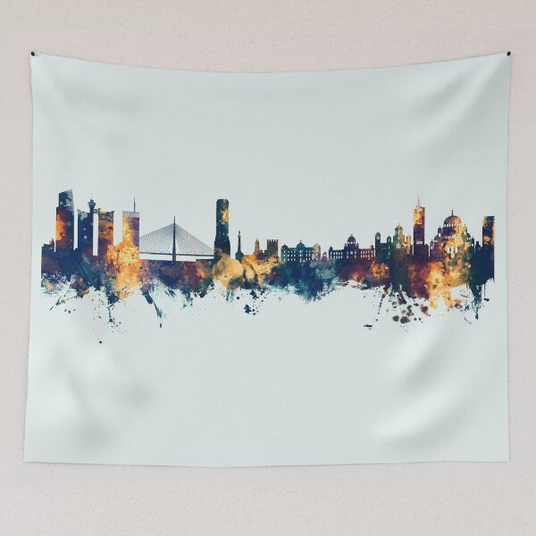 Item preview, Belgrade Serbia Skyline designed and sold by ArtPrints.