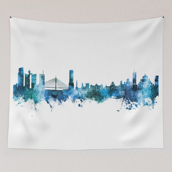 Item preview, Belgrade Serbia Skyline designed and sold by ArtPrints.