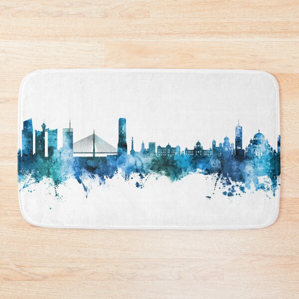 Item preview, Belgrade Serbia Skyline designed and sold by ArtPrints.