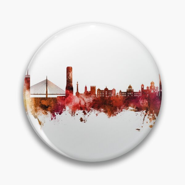 Item preview, Belgrade Serbia Skyline designed and sold by ArtPrints.