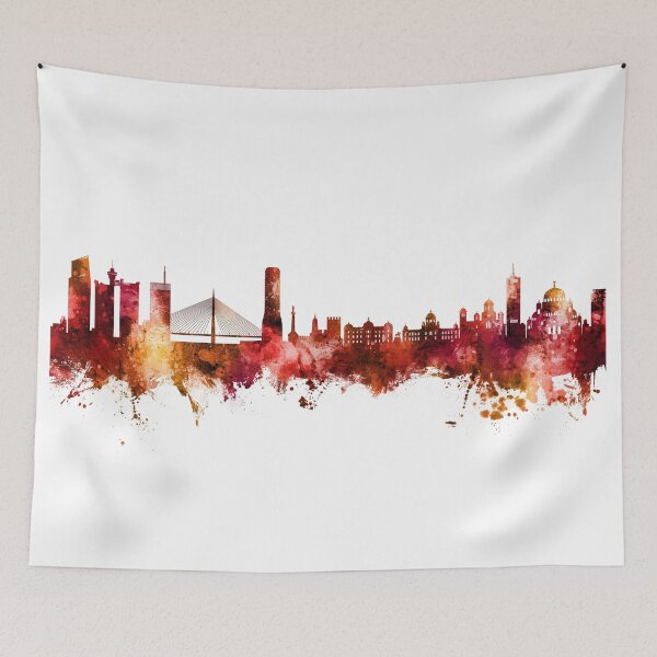 Item preview, Belgrade Serbia Skyline designed and sold by ArtPrints.