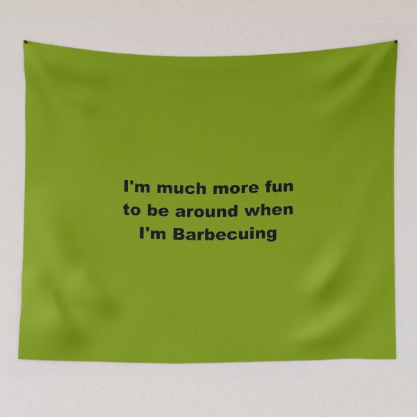 Item preview, I'm much more fun when I'm Barbecuing - Funny Gift Ideas For Barbeque Lovers designed and sold by Sugar-Magnolia.