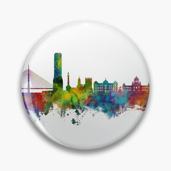 Item preview, Belgrade Serbia Skyline designed and sold by ArtPrints.