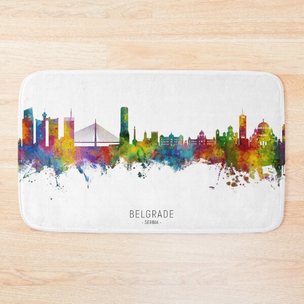 Item preview, Belgrade Serbia Skyline designed and sold by ArtPrints.