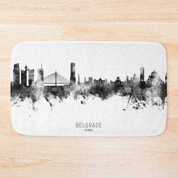 Item preview, Belgrade Serbia Skyline designed and sold by ArtPrints.