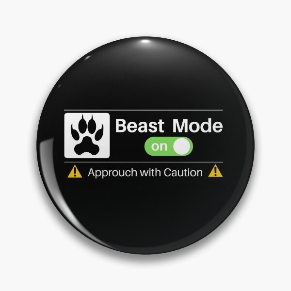 Item preview, Beast Mode Turned On designed and sold by Nxt-Lvl-Awesome.