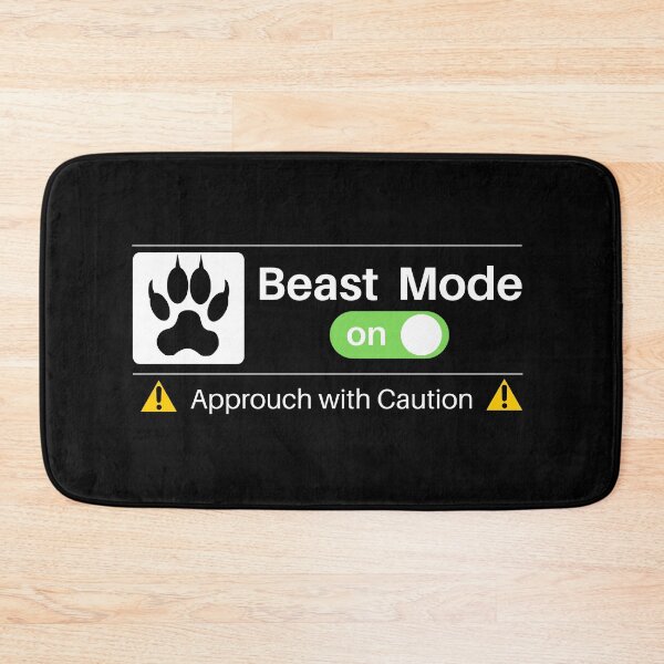 Item preview, Beast Mode Turned On designed and sold by Nxt-Lvl-Awesome.