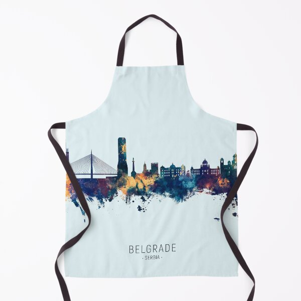 Artikelvorschau, Belgrade Serbia Skyline entworfen und verkauft von ArtPrints.
