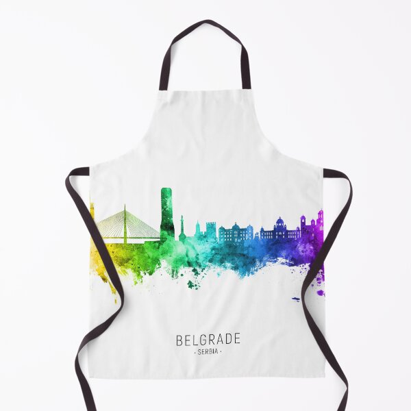 Artikelvorschau, Belgrade Serbia Skyline entworfen und verkauft von ArtPrints.