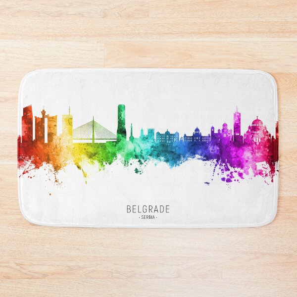 Item preview, Belgrade Serbia Skyline designed and sold by ArtPrints.