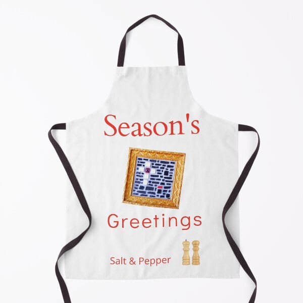 Item preview, Season's Greetings Framed Stone Mosaic With Cross designed and sold by Bagsyrose.