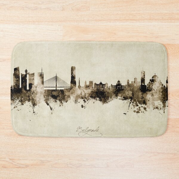 Item preview, Belgrade Serbia Skyline designed and sold by ArtPrints.