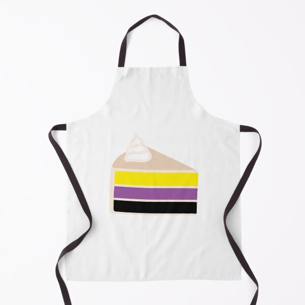 Item preview, Non-binary cake slice designed and sold by JolineCreations.